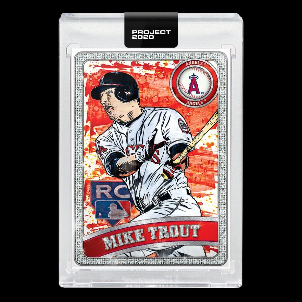 2020 Topps Project Blake Jamieson Mike Trout #100